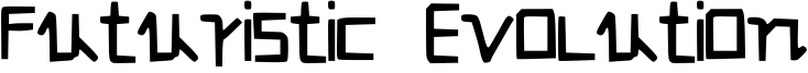 Futuristic Evolution Font