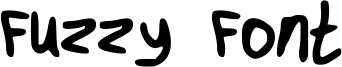 Fuzzy Font Font