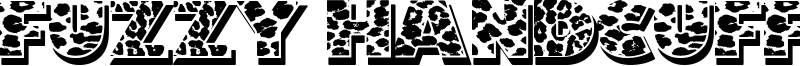 Fuzzy Handcuffs Font
