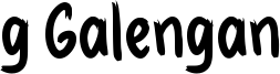 g Galengan Font