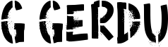 g Gerdu Font