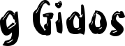 g Gidos Font