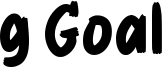 g Goal Font