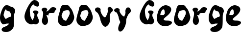 g Groovy George Font