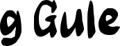 g Gule Font