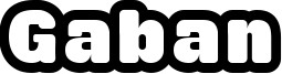 Gaban Font