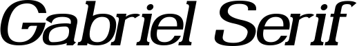 Gabriel Serif Italic.ttf
