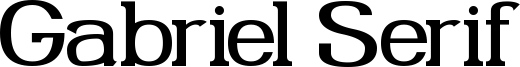 Gabriel Serif Font
