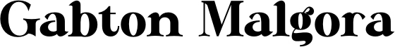 Gabton Malgora Font