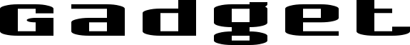 Gadget Font