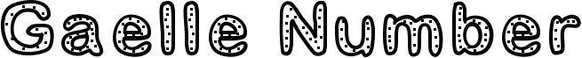 GaelleNumber2.ttf