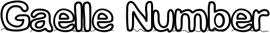 GaelleNumber4.ttf