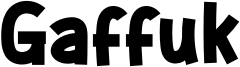 Gaffuk Font
