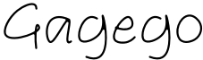 Gagego Font