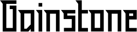 Gainstone.otf