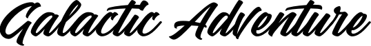 Galactic Adventure Font