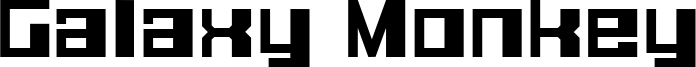 Galaxy Monkey Font