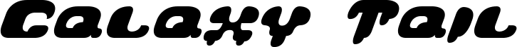 Galaxy Tail Font
