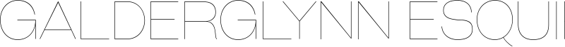 Galderglynn Esquire Font