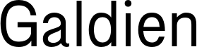 Galdien Font