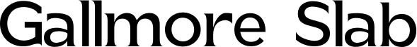 Gallmore Slab Font