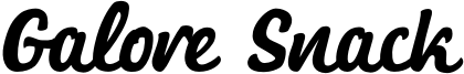 Galore Snack Font