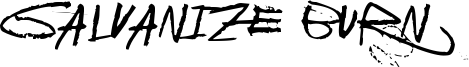 Galvanize Burn Font