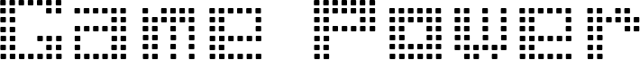Game Power Font