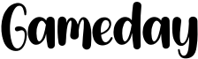 Gameday Font