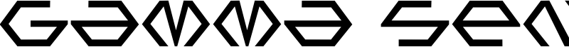 Gamma Sentry Font