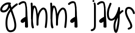 Gamma Jays Font