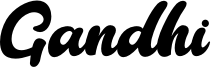 Gandhi Font