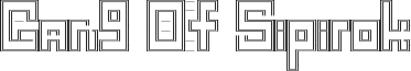 Gang Of Sipirok Font