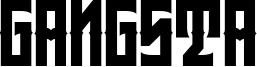 Gangsta Font