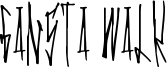 Gansta Walk Font