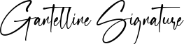 Gantelline Signature Font