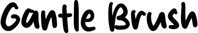 Gantle Brush Font