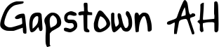 Gapstown AH Font
