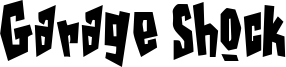 Garage Shock Font