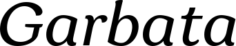 GarbataTrial-Italic.ttf
