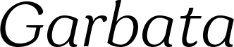 GarbataTrial-LightItalic.ttf