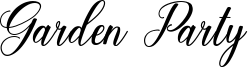 Garden Party Font