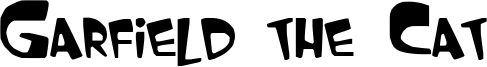 Garfield the Cat Font