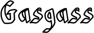 Gasgass Font