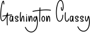 Gashington Classy Font