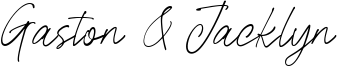 Gaston & Jacklyn Font