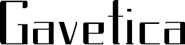 Gavetica Font