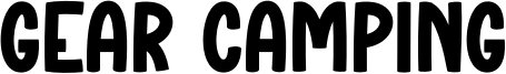 Gear Camping Font