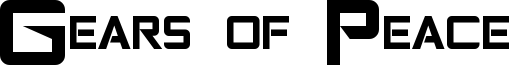 Gears of Peace Font