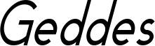 Geddes Condensed Italic.otf